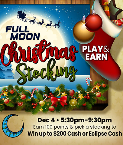 Full Moon Christmas Stocking Play Earn